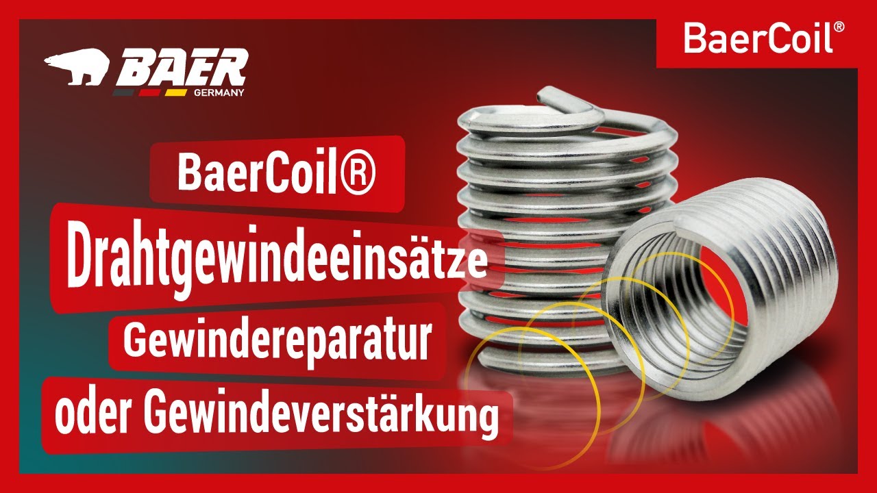 BaerCoil® Thread Repair Kit » everything straight from the box